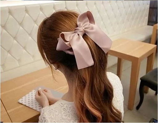 [HCM]Kẹp tóc voan nơ