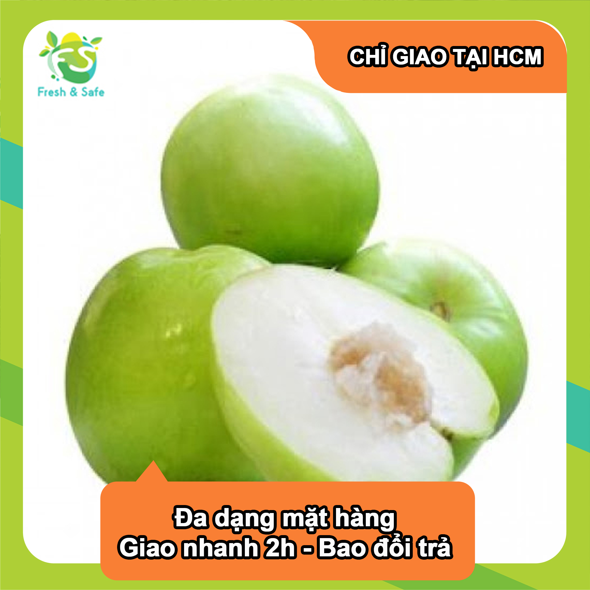 [Chỉ Giao HCM] Táo Xanh Ninh Thuận - 1kg