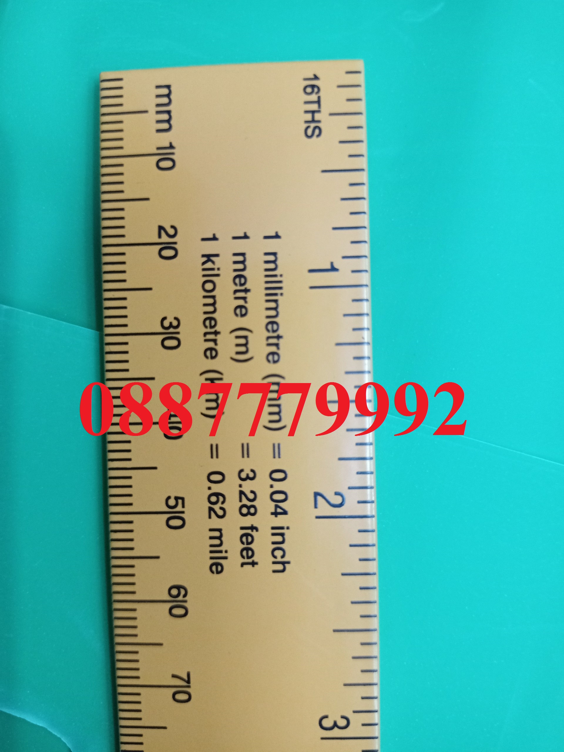 Thước nhôm 30cm ingco HSR23002