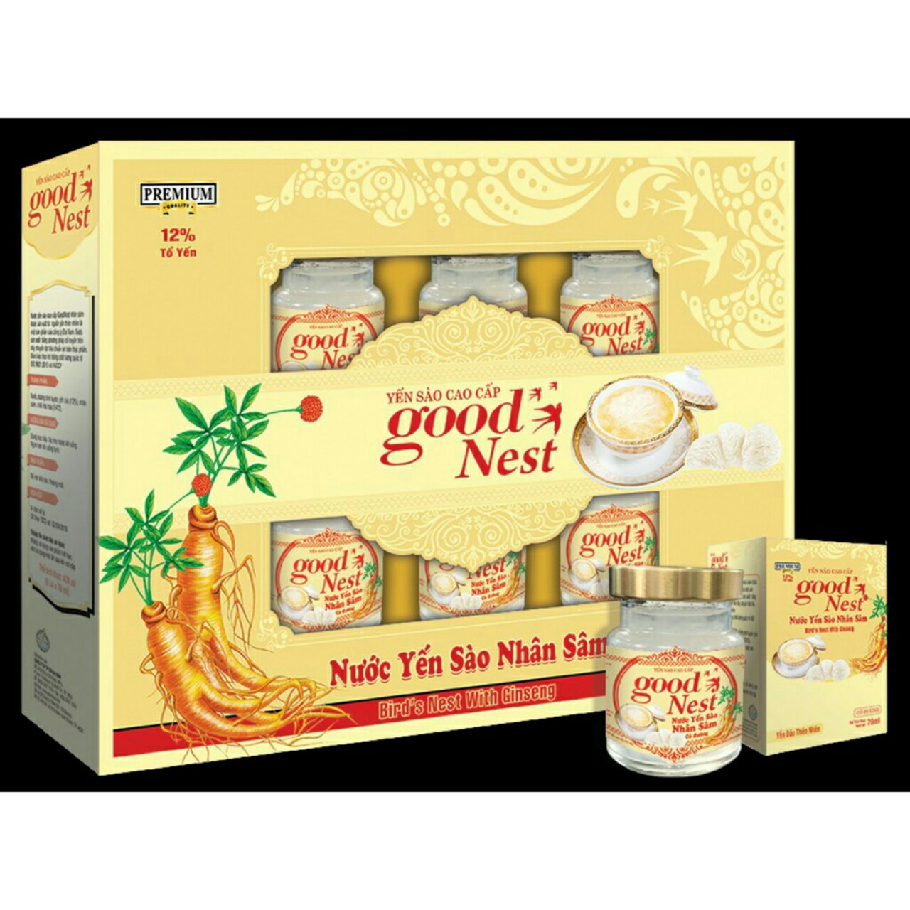 NƯỚC YẾN SÀO KHÔNG ĐƯỜNG GOODNEST