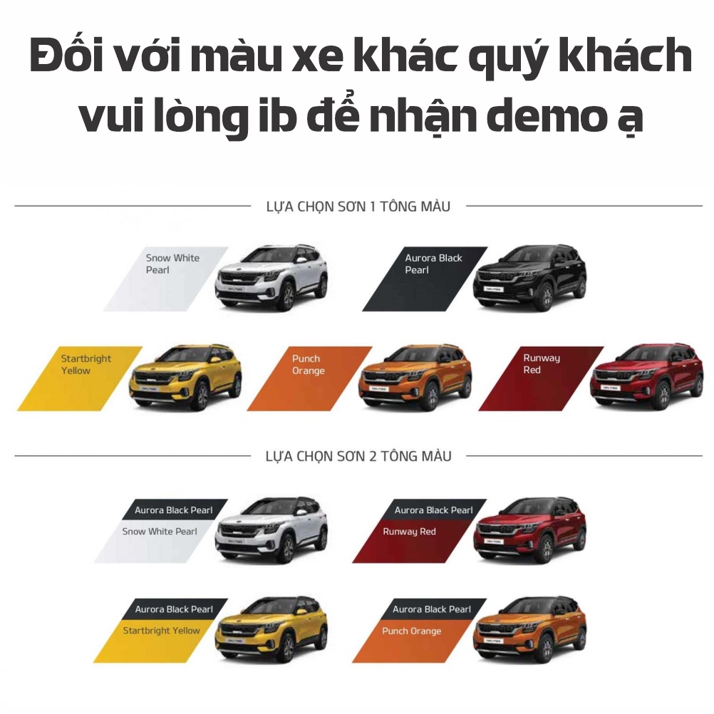 Decal Tem Xe SELTOS Mẫu 006