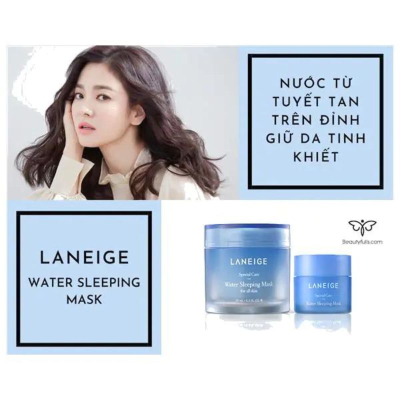 Mặt Nạ Ngủ,mặt nạ ngủ Laneige Water Sleeping Mask mini 15ml