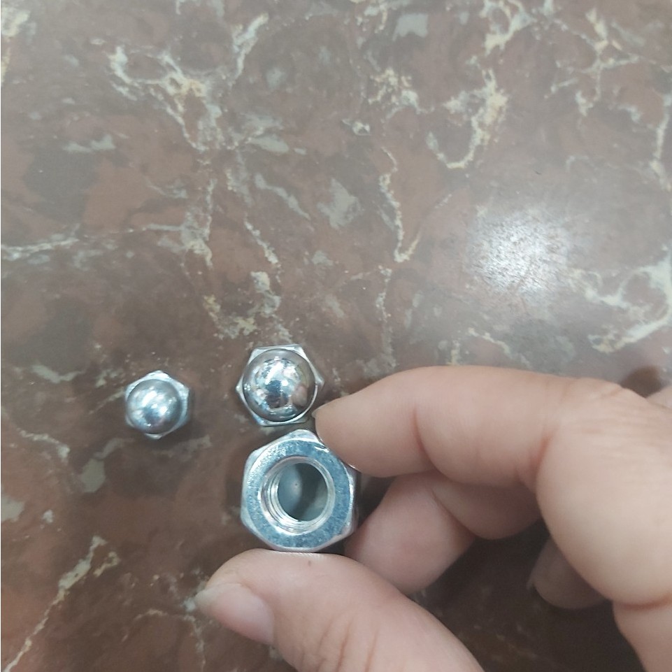 ốc tán bầu 6li, 8li, 10li ảnh thực tế