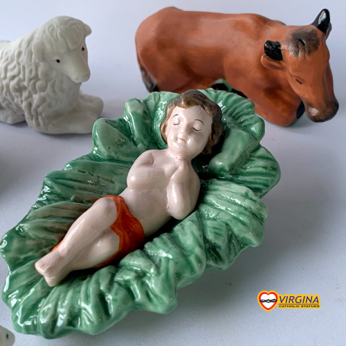 Bộ tượng Noel 9 tượng - Tượng Sứ