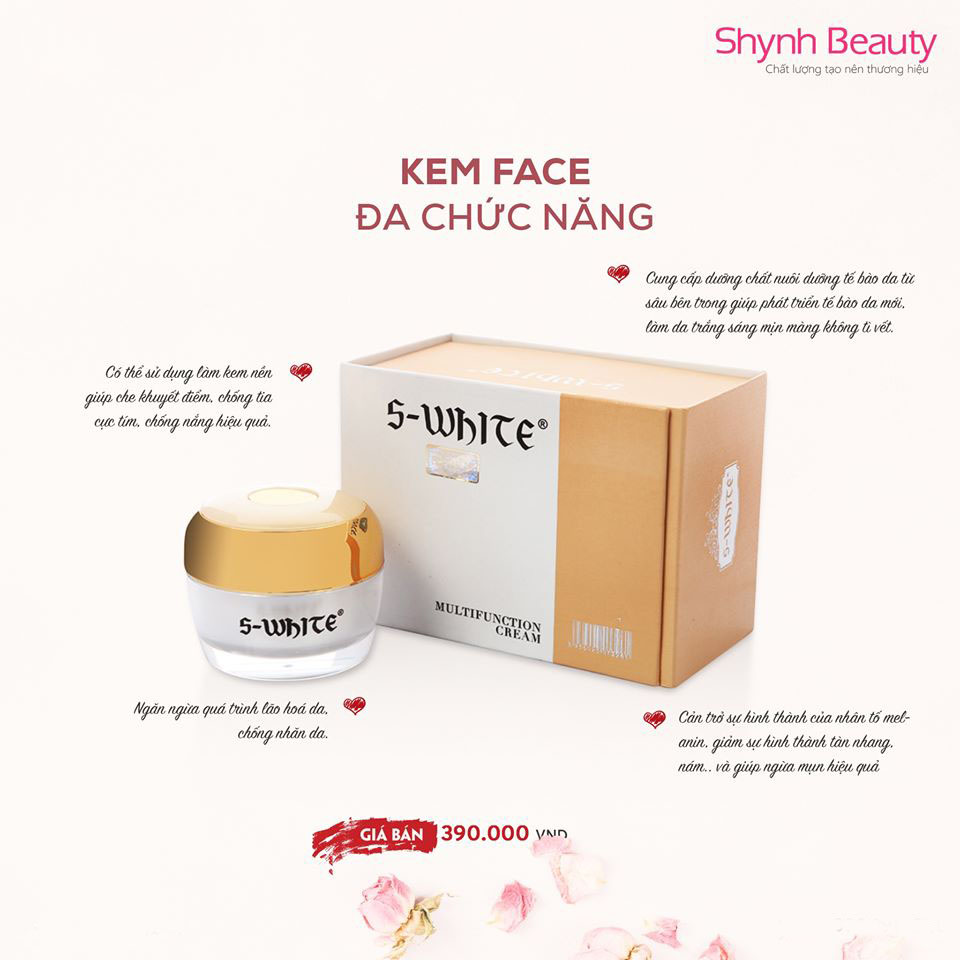KEM FACE ĐA CHỨC NĂNG DƯỠNG DA SWHITE