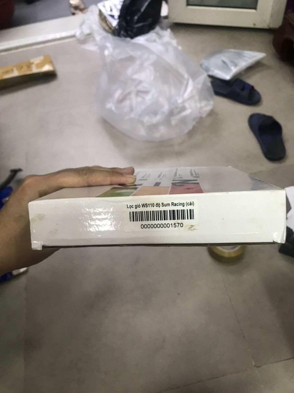 Lọc gió KN đỏ xe Wave 110.
