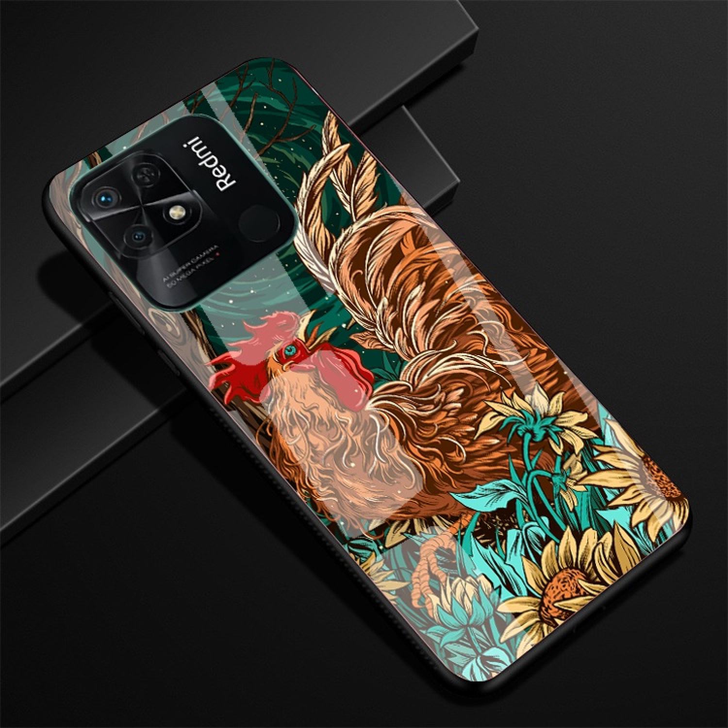 Ốp Lưng REDMI 10C mặt kính cường lực cao cấp thiết kế Độc Quyền