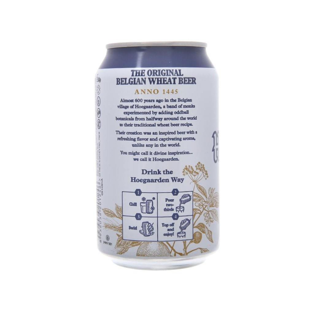 Hoegaarden White lon 330ml - Thùng 24
