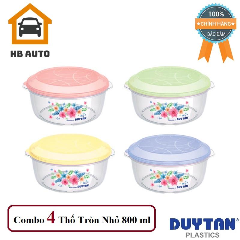 [FreeshipMAX] [HCM]Combo 4 Thố Tròn Nhỏ Duy Tân 800 ml (Ø 155 x 77 cm) No.971