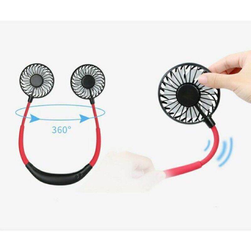 Quạt đeo cổ mini ,Quạt đeo cổ thể thao 3 tốc độ