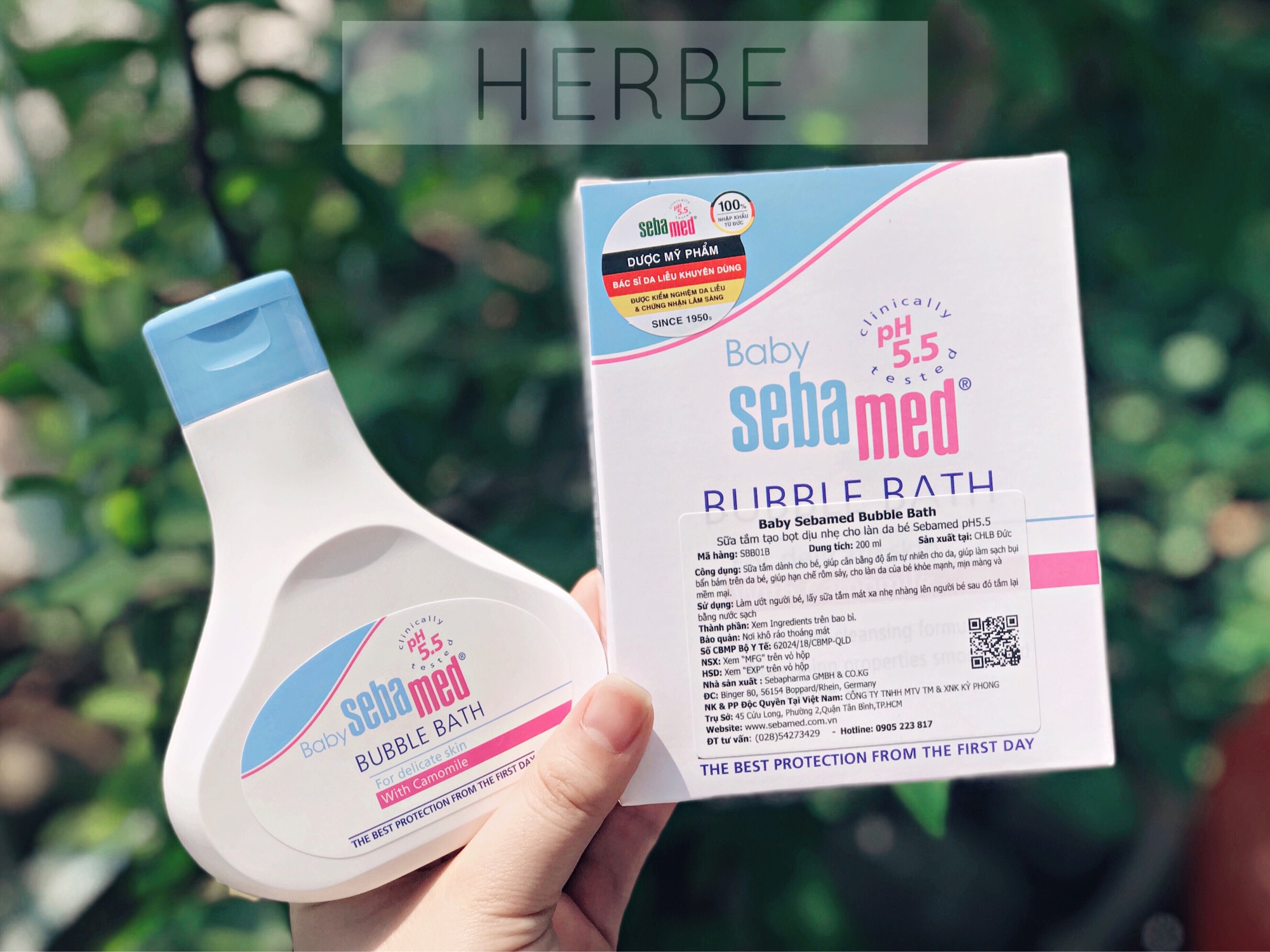 [CHÍNH HÃNG] Sữa tắm cho bé SEBAMED BABY BUBBLE BATH - pH5.5