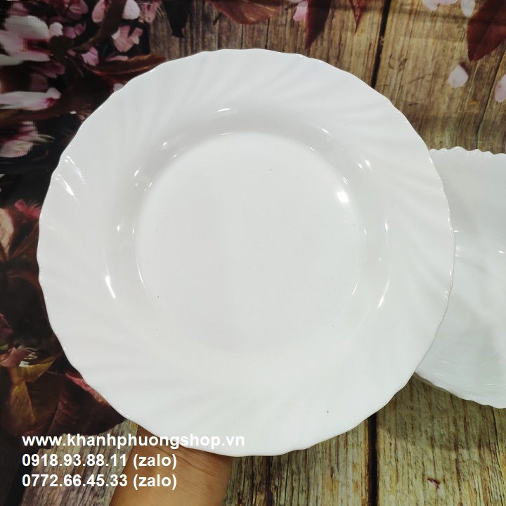 [HCM]dĩa sứ trắng - dĩa sứ trắng