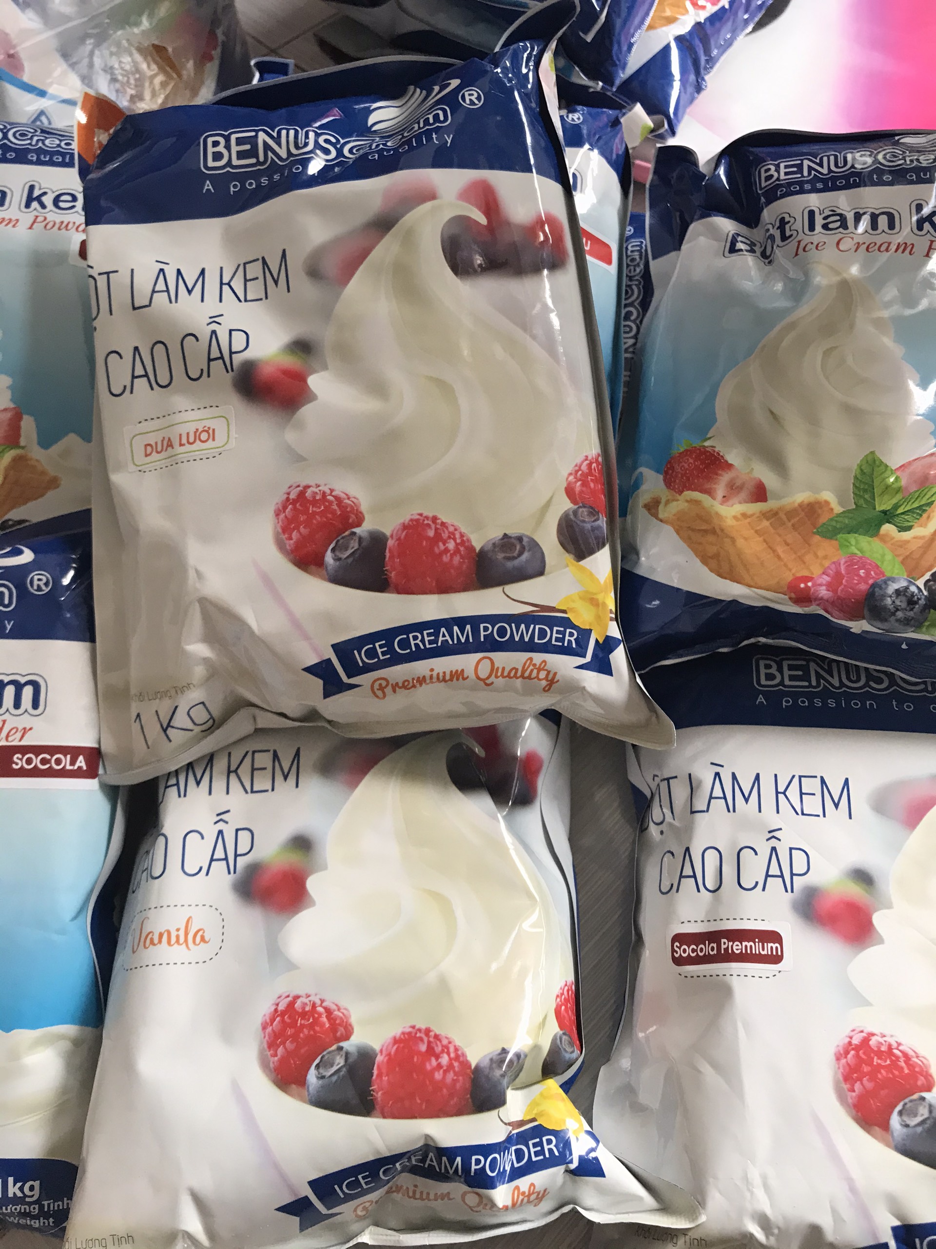 Bột làm kem tươi - Kem Trà Sữa