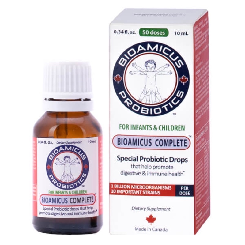 combo men 10 chủng bioamicus và kẽm biolizin