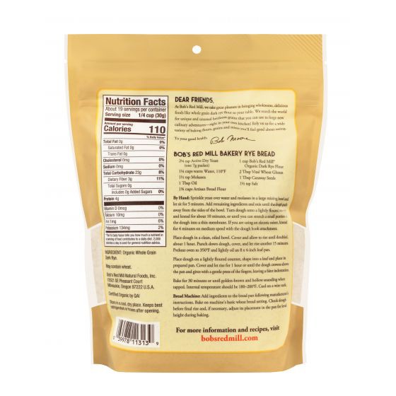 Bột Mì Đen Hữu Cơ ( Organic Dark Rye Flour ) 567g