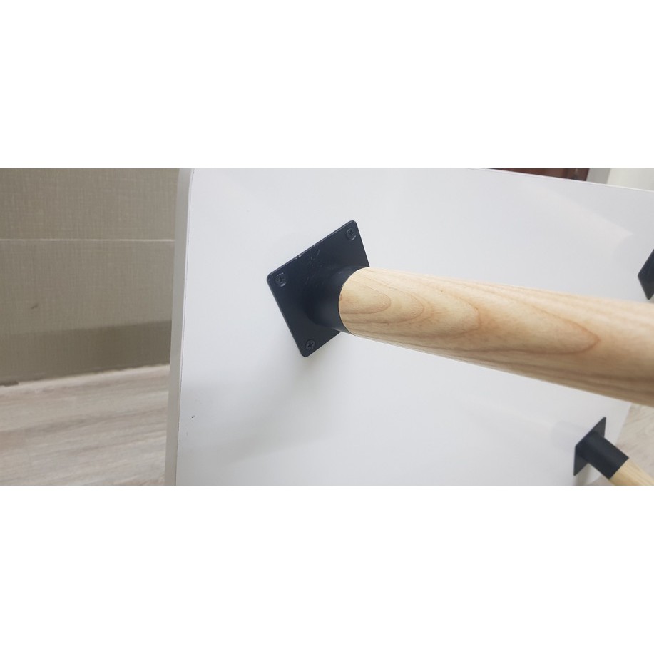 Bàn trà sofa 80-50cm chân gỗ tần bì