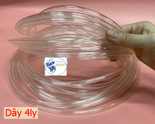 Dây sủi oxy 4ly & 5ly cho hồ cá (bán lẻ - cuộn 30m)