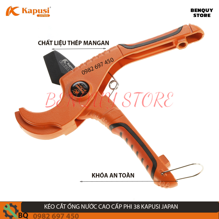 Kéo cắt ống nhựa phi 38mm dao cắt ống nhựa nhanh trợ lực phi 38 kausi japan. cắt các loại ống nhựa pvc, pp, pf siêu sắc. tiêu chuẩn nhật bản