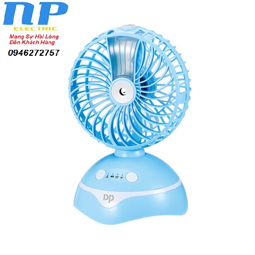 QUẠT SẠC PHUN SƯƠNG DP 7623 SIÊU MÁT USB