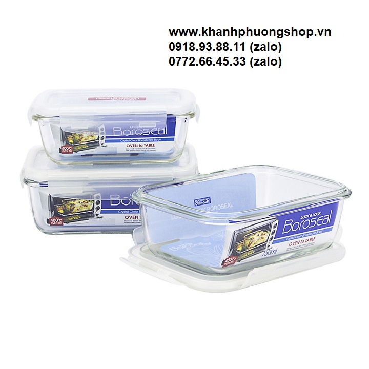 [HCM]hộp thủy tinh đựng cơm lock&lock - hộp thủy tinh đựng cơm
