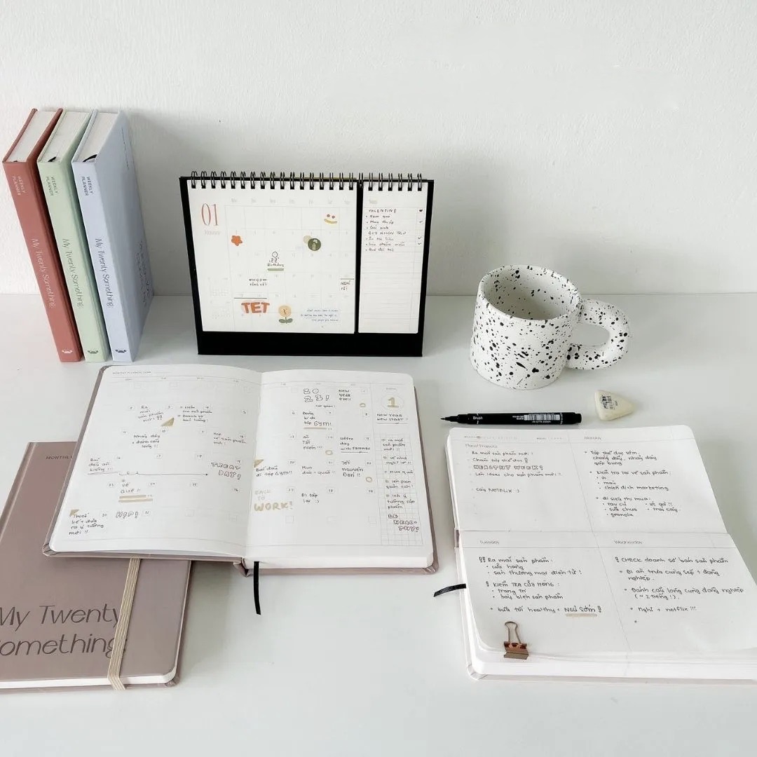 Sổ planner lập kế hoạch 2023 Crabit My Twenty Something