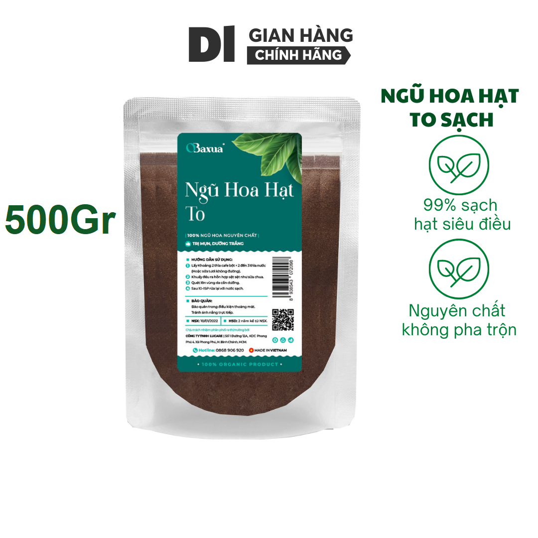 Hạt ngũ hoa Organic ( ngũ hoa hạt hạt đình lịch) - 500Gr, 1KG