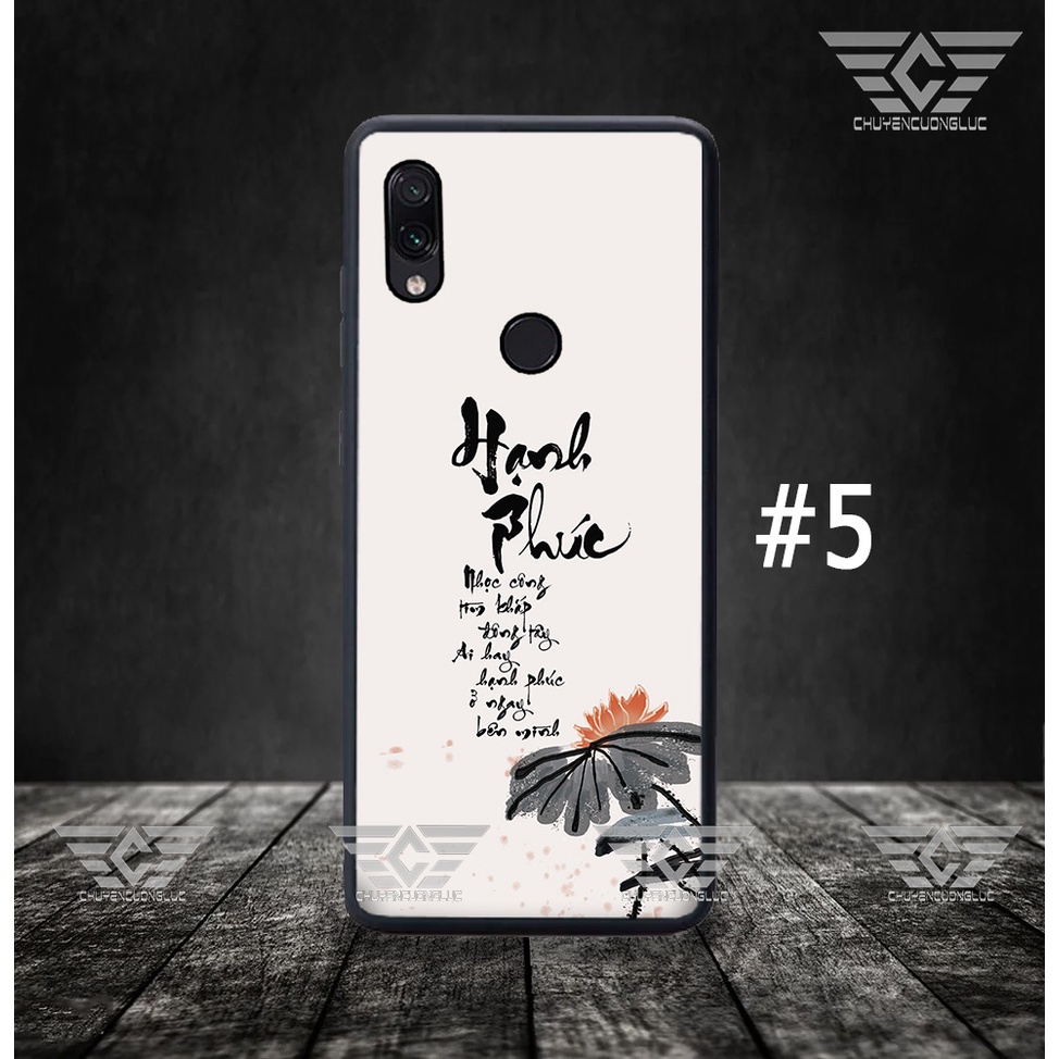 Ốp lưng xiaomi redmi note 7 - redmi 7 - redmi note 7 pro thư pháp