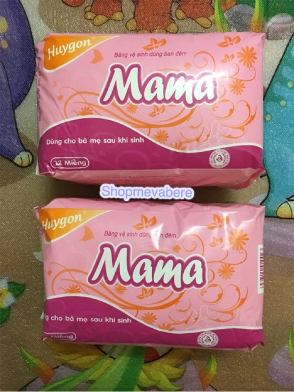 Bỉm Mama gói 12 miếng cho mẹ sau sinh nhập khẩu