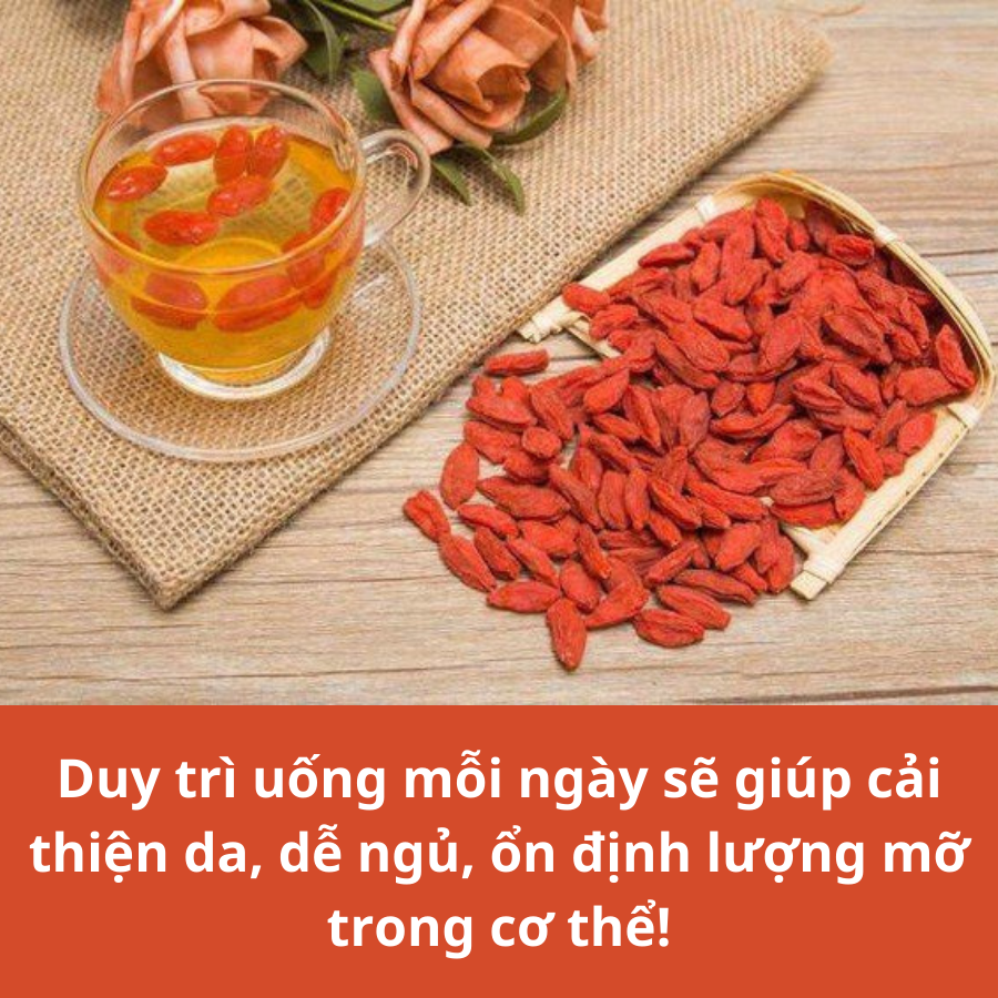 ✅[HÀNG LOẠI 1] Kỷ Tử Đỏ (Câu Kỉ Tử) Sấy Khô Quả To Đỏ Đều Đẹp