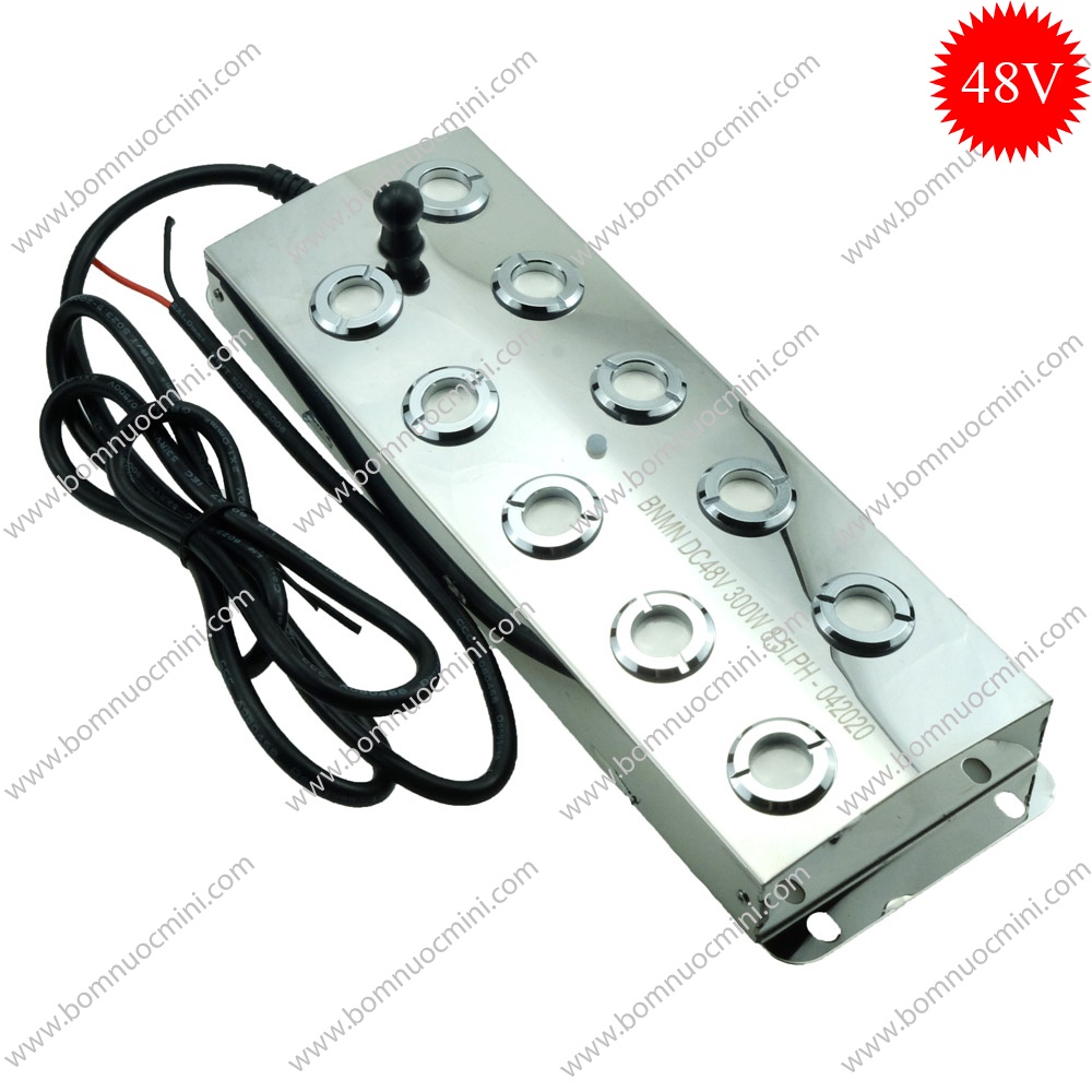 Vỉ Tạo Ẩm 10 Mắt Inox 48V 300W 8,5L/H Chống Ngược Cực (Chưa nguồn)