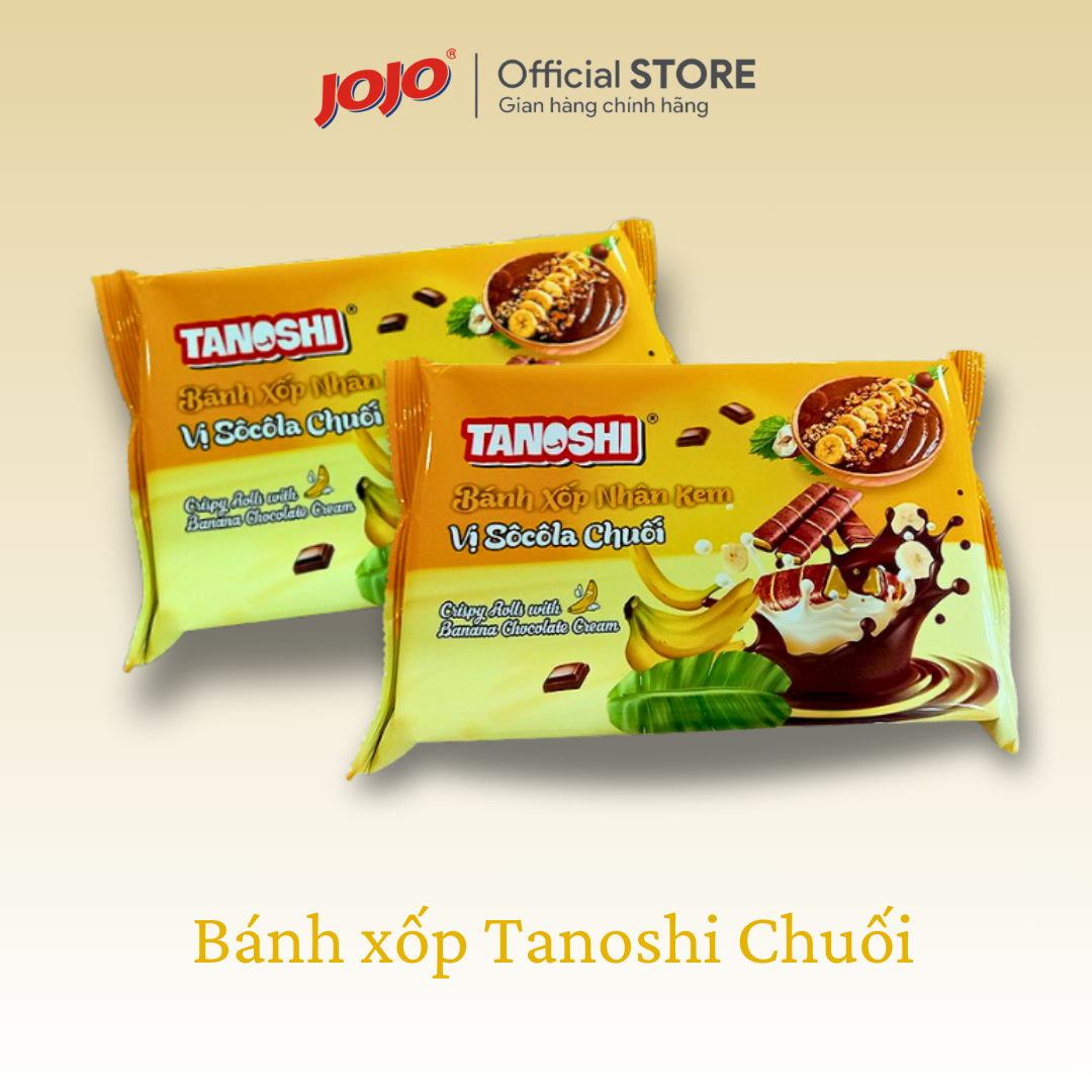 95g Tanoshi banana chocolate sponge combo