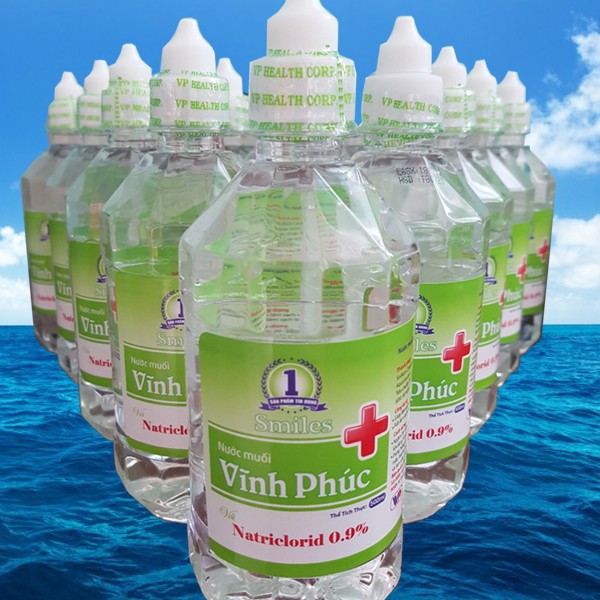 [HCM]Nước muối sinh lý Vĩnh Phúc Natriclorid 0.9% (1000ml)
