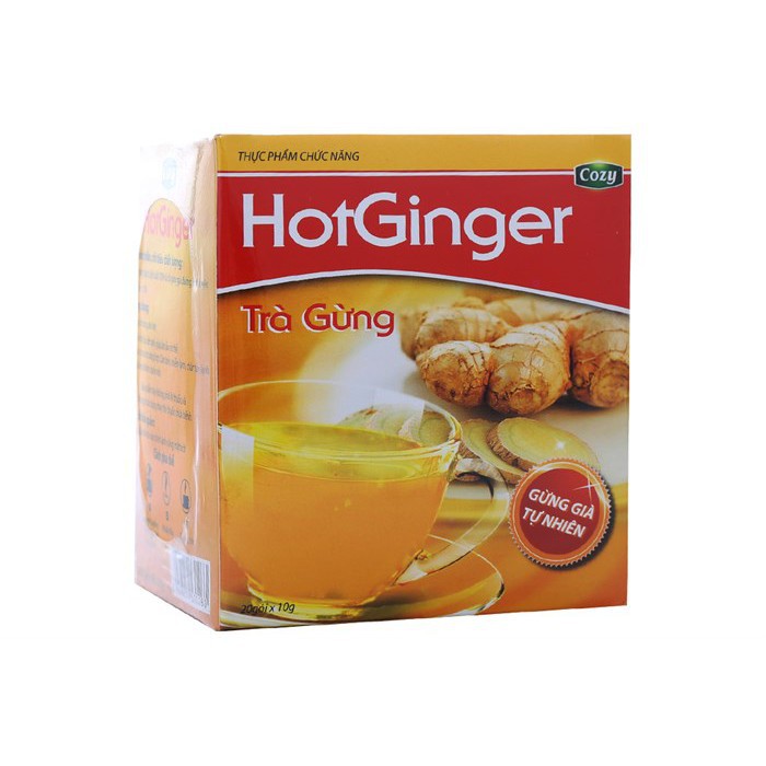 Trà gừng cozy hòa tan hot ginger 10gói