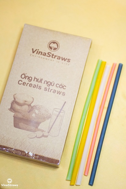 Ống hút gạo Rice Straws ( Hộp 50 ống hút gạo thân thiện với môi trường)