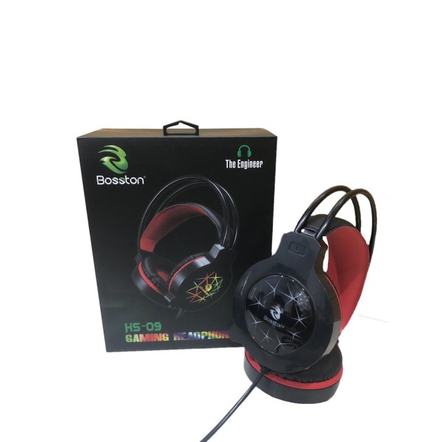 Tai nghe bosston hs-09 đèn led chuyên dùng cho gaming chính hãng siêu bền