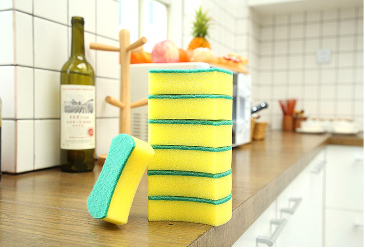 Siêu Sạch Bộ 10 Miếng Rửa Chén 2 Mặt – Bọt Biển Rửa Bát 2 Mặt yantv