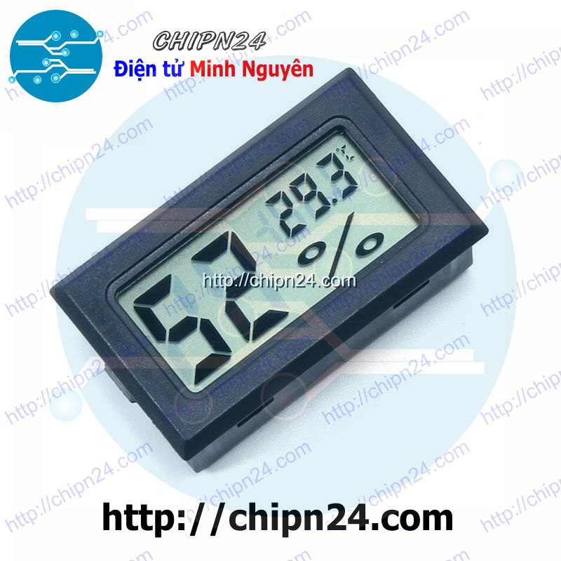 Fy-11 đồng hồ đo nhiệt độ, độ ẩm hiển thị lcd