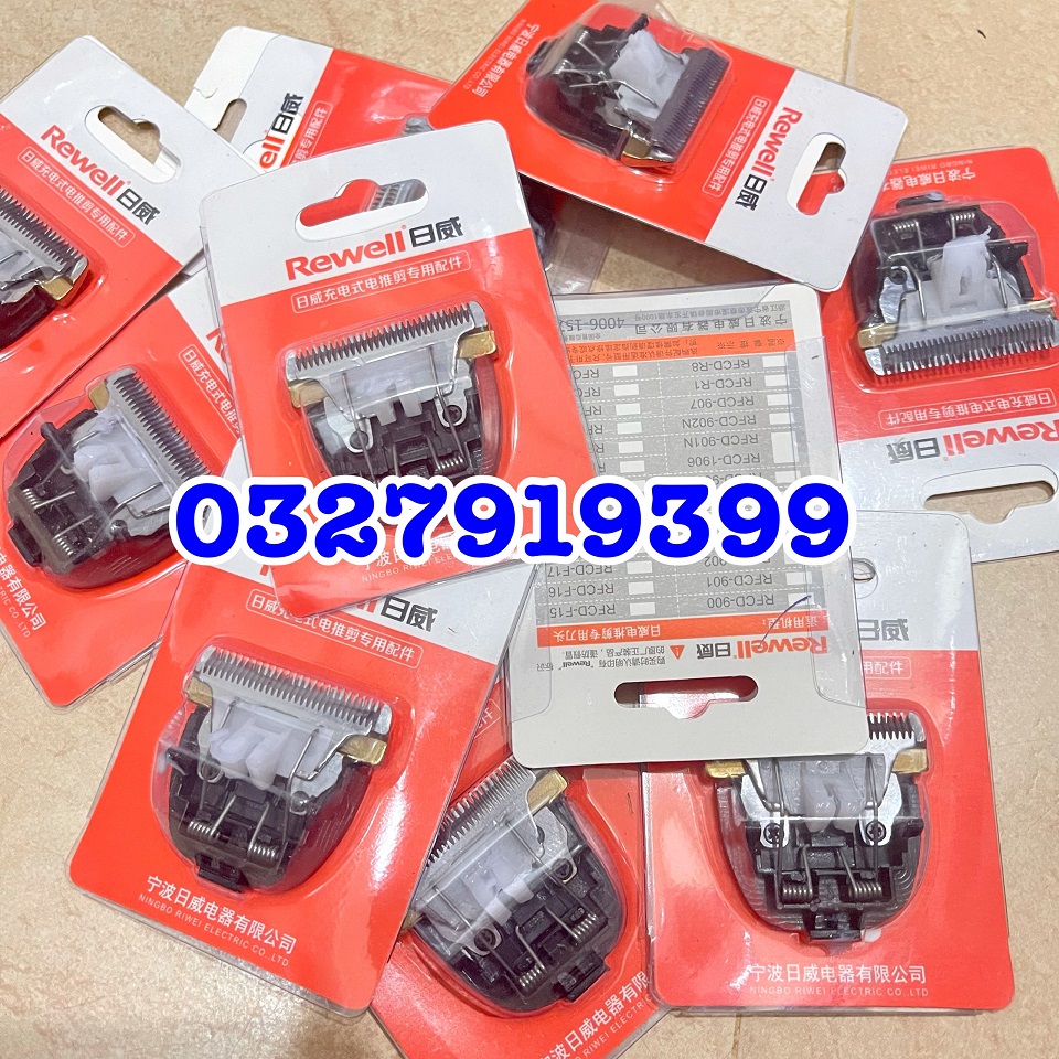 Rewell Lưỡi Thay Tông Đơ 900 - Thép Không Gỉ, Độ Bền Cao, Sắc Bén, Thích Hợp Cho Tông Đơ Điện & Pin, Tiết Kiệm Chi Phí, Chất Lượng Cao