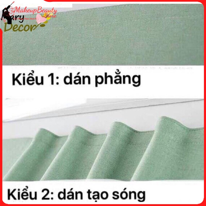 Rèm dán rèm cửa dán 2 lớp dày dặn ms 603 [ MakeupBeauty.Store Cho Nàng Thêm Xinh ]