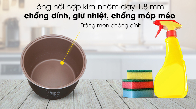 Nồi cơm điện Bluestone 1.8 lít RCB-5561