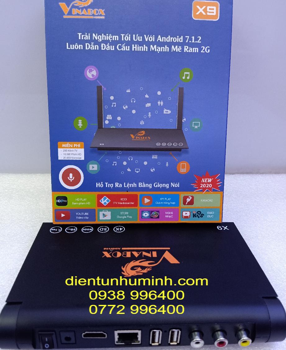 [HCM]Android TV Box Vinabox X9 - Tivi Box Android
