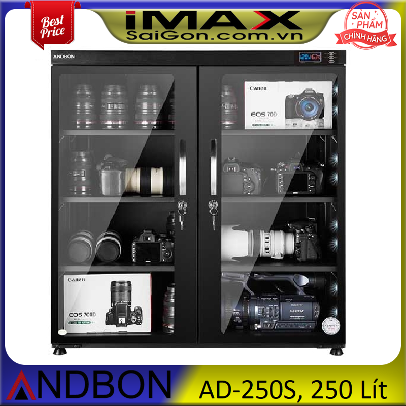 [HCM]Tủ chống ẩm Andbon AD-250S 250 lít