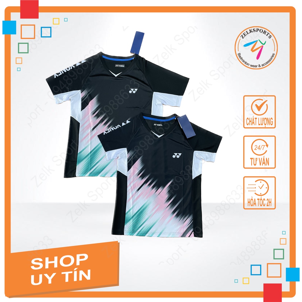 Áo cầu lông yonex 6267 đen