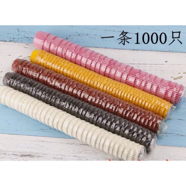 [HCM]Cupcake Mềm Lót Socola Đáy 25Cm Dây 1000 Chiếc