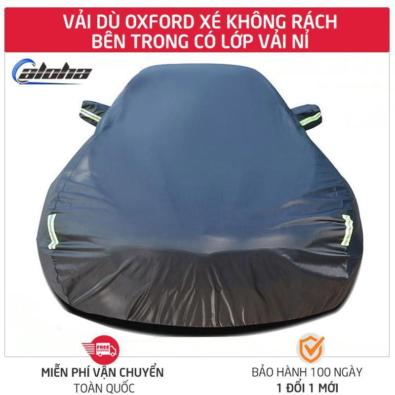 Bạt phủ xe, Tấm, áo trùm che phủ xe hơi, 4 chỗ đến 7 chỗ, bạt vải dù lớp phản quang chống nóng, mưa, xước sơn, Polyester Oxford Fabric-BPXS