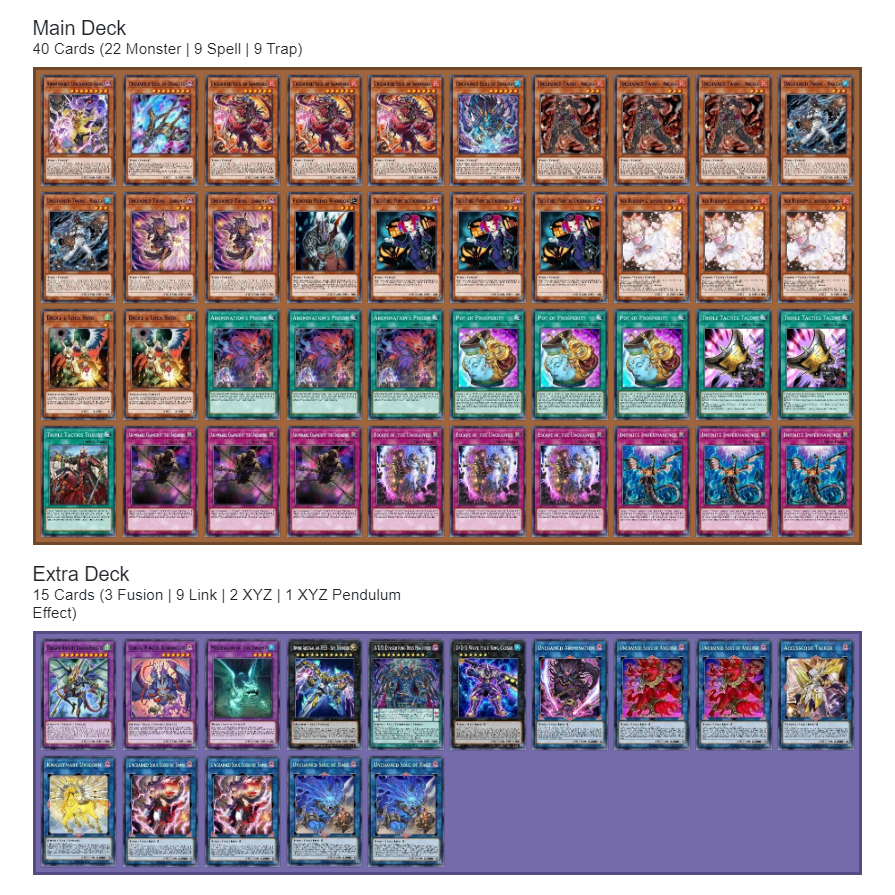 Bài In Tiếng Việt - Bộ bài Yugioh - Custom Deck - Unchained