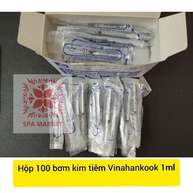 Hộp 100 bơm tiêm Vinahankook 1ml/5ml/10ml