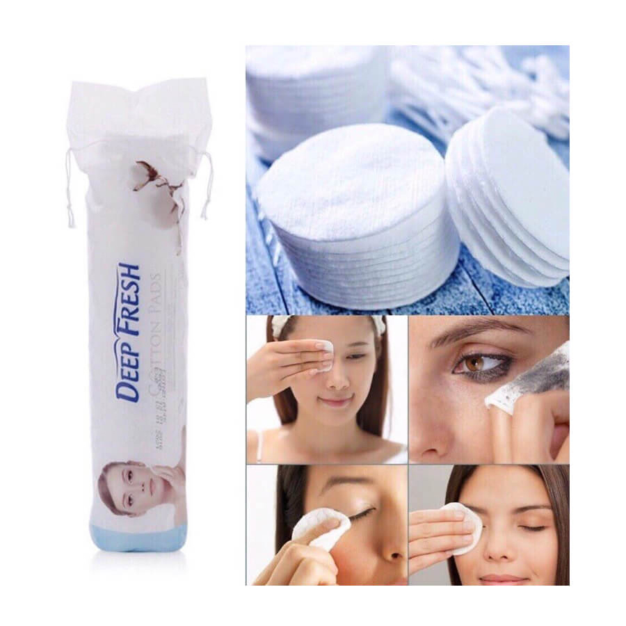 Bông Tẩy Trang Siêu Mềm Deep Fresh Cotton Pads 100pcs