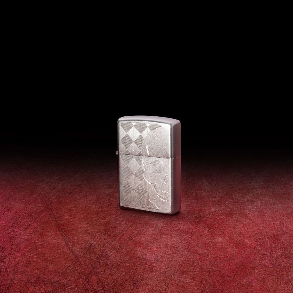 Bật Lửa Zippo Khắc Đầu Lâu - 48208 Skull Design
