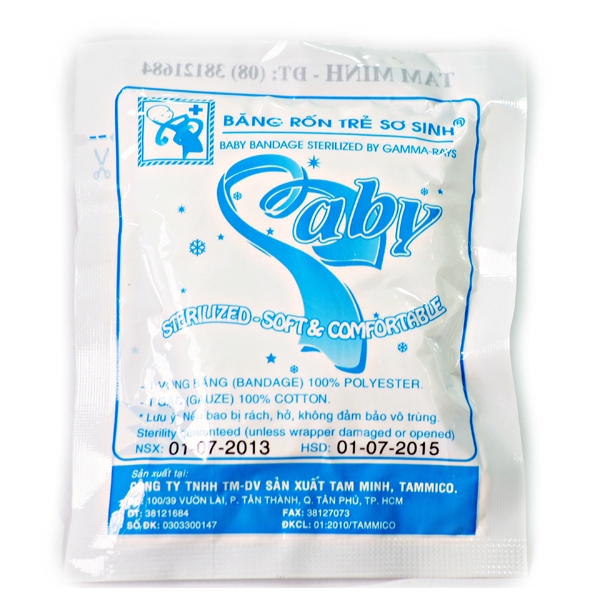 [HCM]Băng Rốn Bé Sơ Sinh Baby (1 Hộp/3 Miếng)